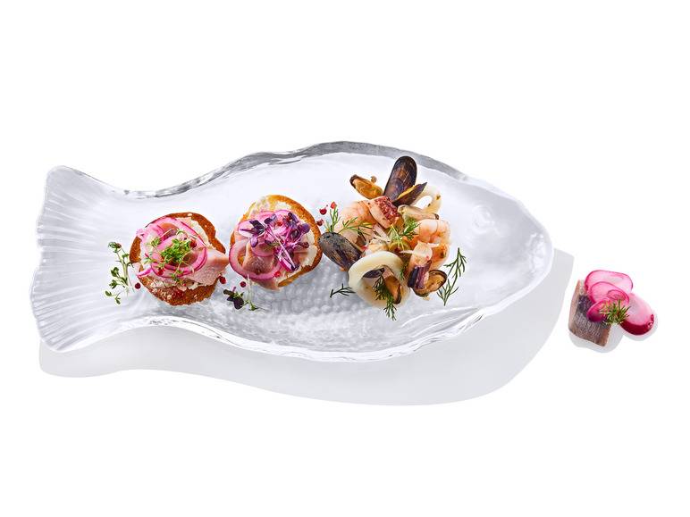 ERNESTO® Servierplatte \ Tellerchen-Set \ Schälchen-Set, 2-teilig Großer Ausverkauf
