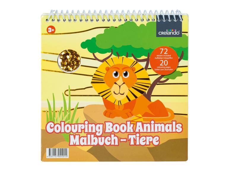 crelando® Malbuch, mit Pailletten und Stickern Cyber Monday