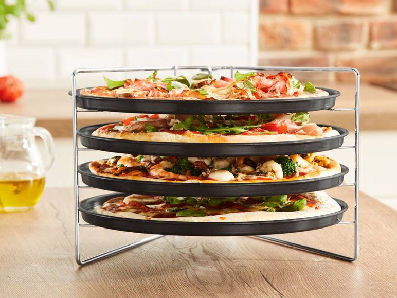 zenker Pizzabäcker-Set, Ø 29 cm, 5-teilig Räumungsverkauf