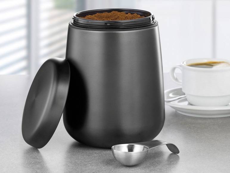 Esmeyer Kaffee-/ Vorratsdose Edelstahl inkl. Löffel im Deckel Bis zu 65% Rabatt
