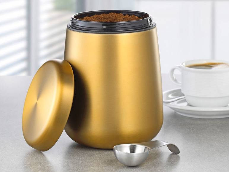Esmeyer Kaffee-/ Vorratsdose Edelstahl inkl. Löffel im Deckel Bis zu 65% Rabatt