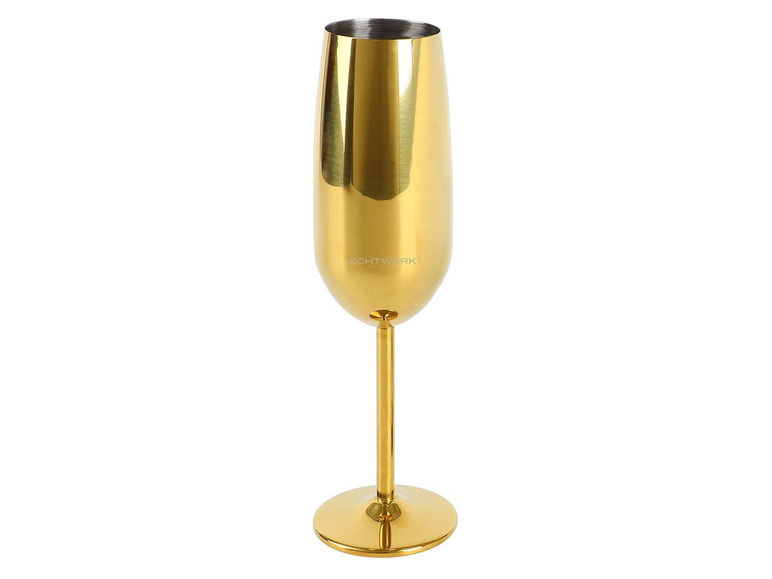 ECHTWERK Sekt-/Champagnerkelch aus Edelstahl Set Letzter Tag