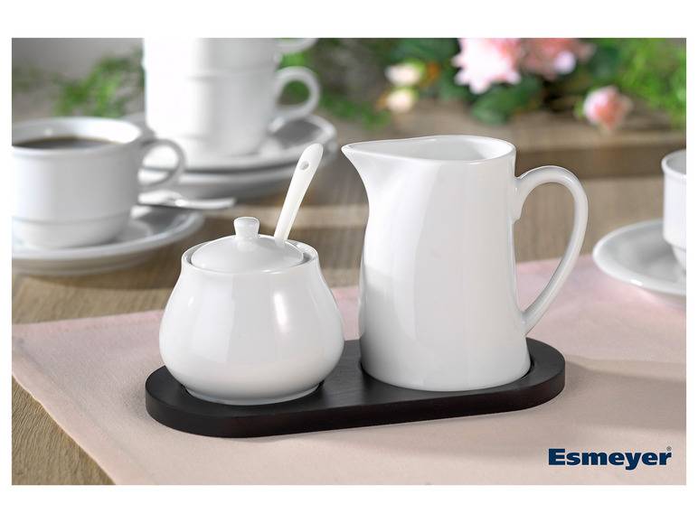 Esmeyer Milch- und Zuckerset aus weißem Porzellan Black Friday Preise