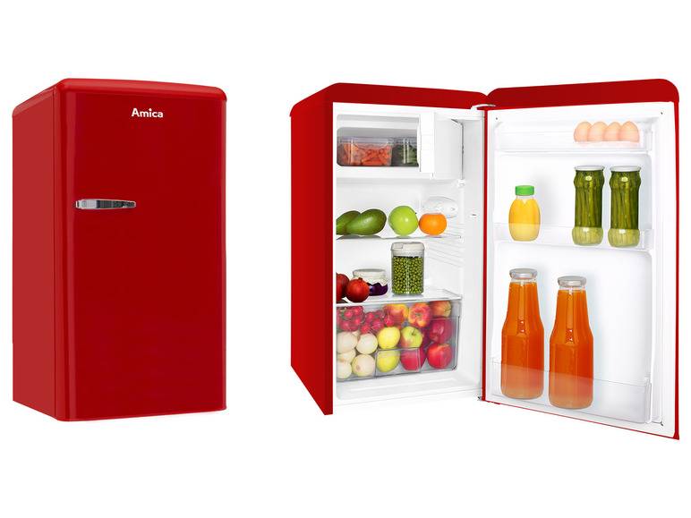 Amica Retro Kühlschrank »KSR 361 105« mit Gefrierfach Rabatt