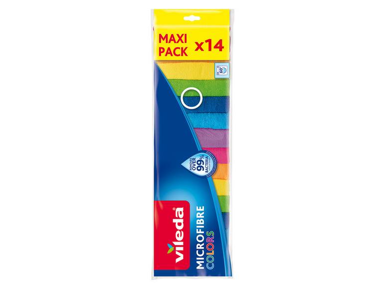 Vileda Microfaser Allzwecktuch Colors 14er Großer Ausverkauf