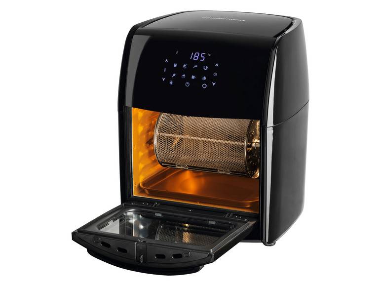 GOURMETmaxx Heißluftfritteuse mit Rotisserie, 1800 W, 12 l Neueste Mode
