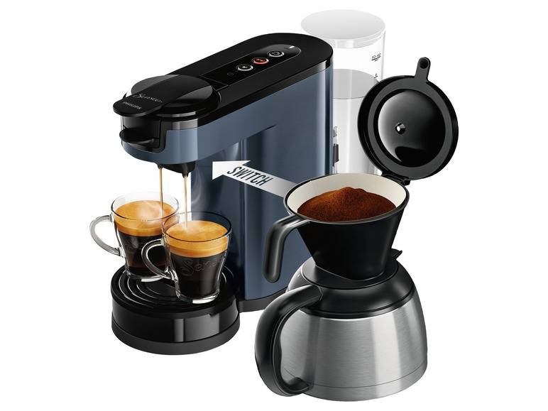 PHILIPS Senseo Switch Pad- und Filterkaffeemaschine »Switch HD7891/74«, 2-in-1-Brühtechnologie Schlussverkauf