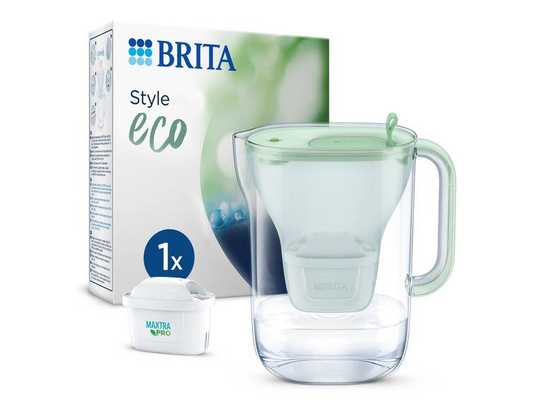 BRITA Wasserfilter-Kanne Style ECO inkl. 1x MAXTRA PRO ALL-IN-1Filterkartusche Letzte 2 Tage