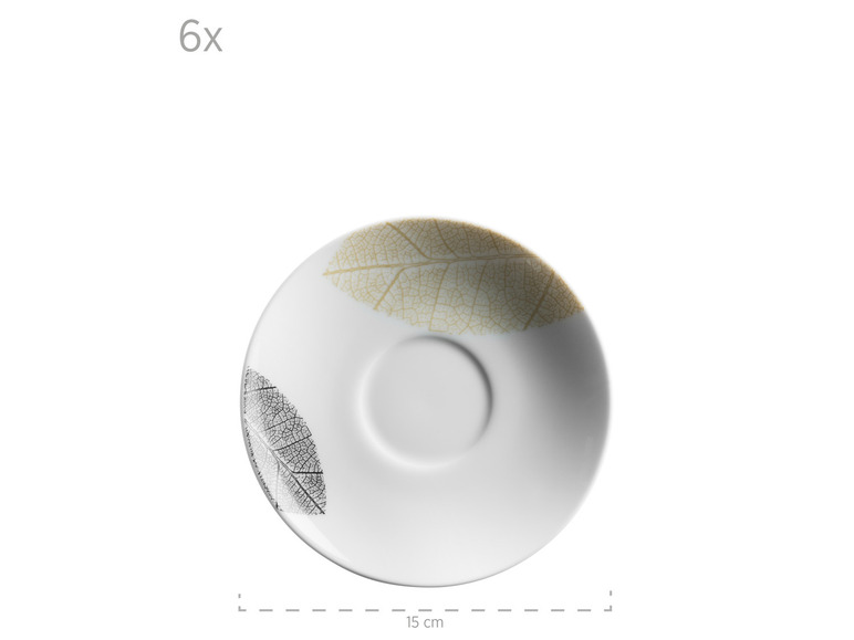 MÄSER Serie Jona, Hübsch dekoriertes Geschirr Set für 6 Personen, 30-tlg Kombiservice, mit randlosen Formen Discount Store für neue Produkte