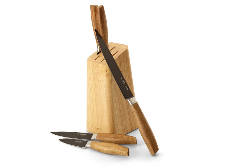 ECHTWERK Messerblock Set Classic - Black Edition, 6tlg 2025