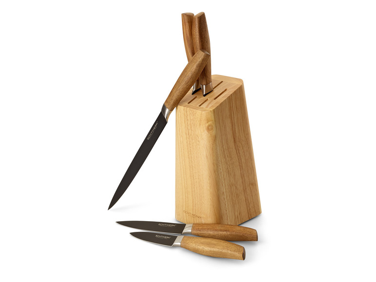 ECHTWERK Messerblock Set Classic - Black Edition, 6tlg 2025