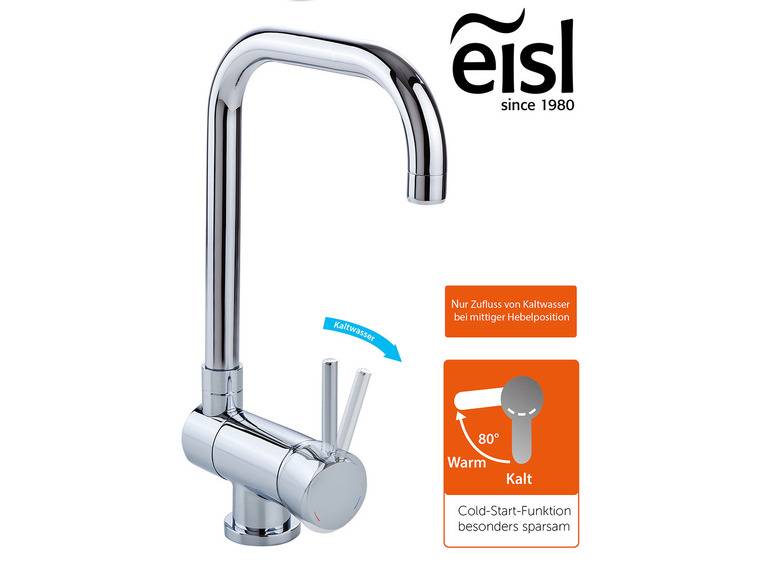 Eisl Küchenarmatur »FLEXO«, Wasserhahn Küche für Unterfenster-Montage Günstiger Verkauf