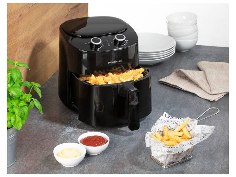 GOURMETmaxx Heißluft-Fritteuse Mechanisch 4,5 l Blitzverkäufe