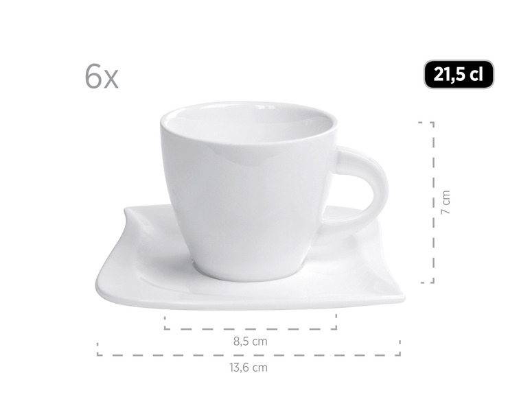 MÄSER Kaffeeservice »La Musica«, 18-teilig, aus Porzellan Rabatt