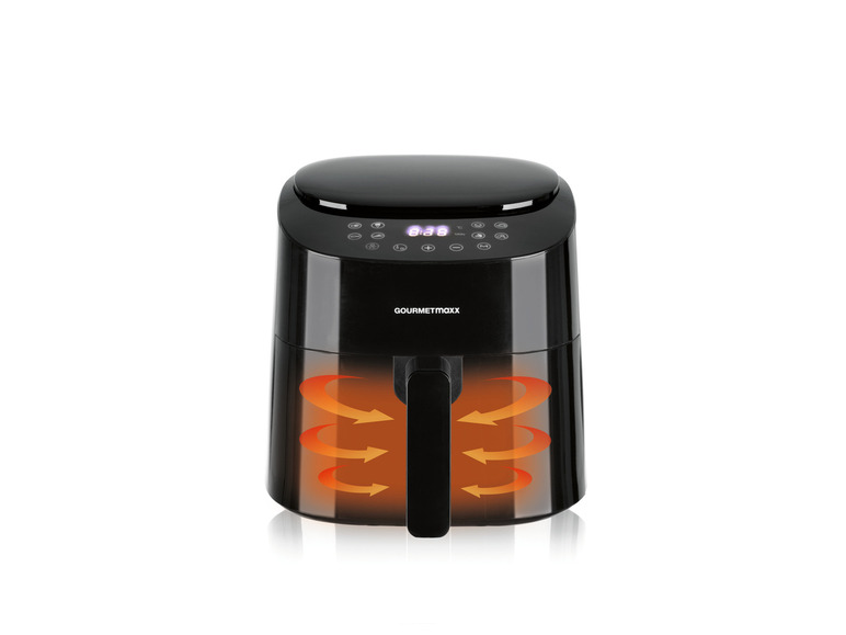 GOURMETmaxx Heißluft-Fritteuse Digital, 4,5 l, 1400 W Versandkostenfrei