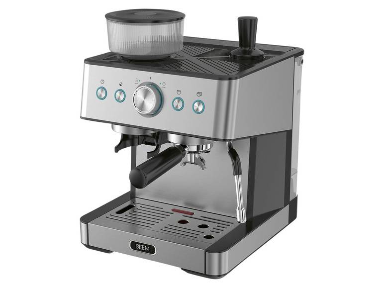 BEEM Siebträgermaschine mit Mahlwerk, Thermoblock, Heizsystem Black Friday