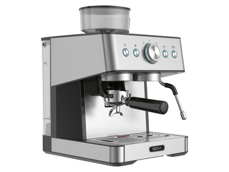 BEEM Siebträgermaschine mit Mahlwerk, Thermoblock, Heizsystem Black Friday