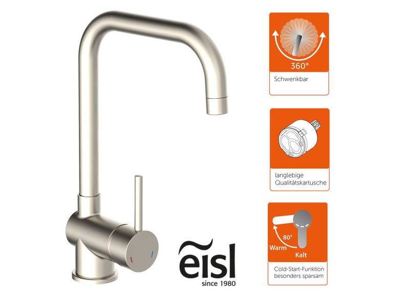 Eisl Küchenarmatur »Futura«, mit Cold-Start Funktion Vatertagsangebot