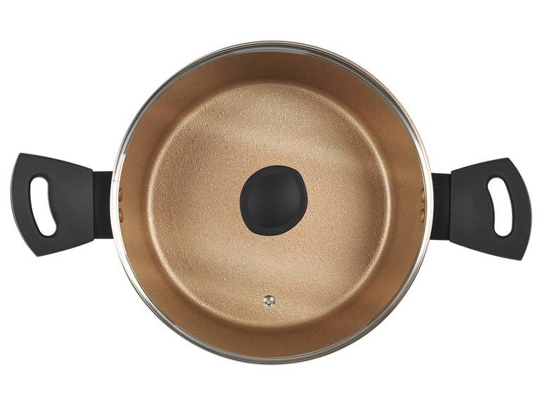 Russell Hobbs Aluminium Topf Opulence Collection Schwarz/Gold Große Rabatte
