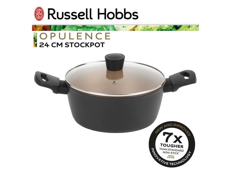 Russell Hobbs Aluminium Topf Opulence Collection Schwarz/Gold Große Rabatte