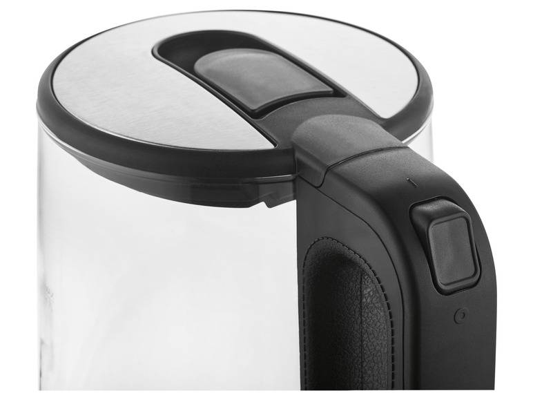 GOURMETmaxx Glas-Wasserkocher, 1,7 l, kabellos, LED Riesige Ersparnisse