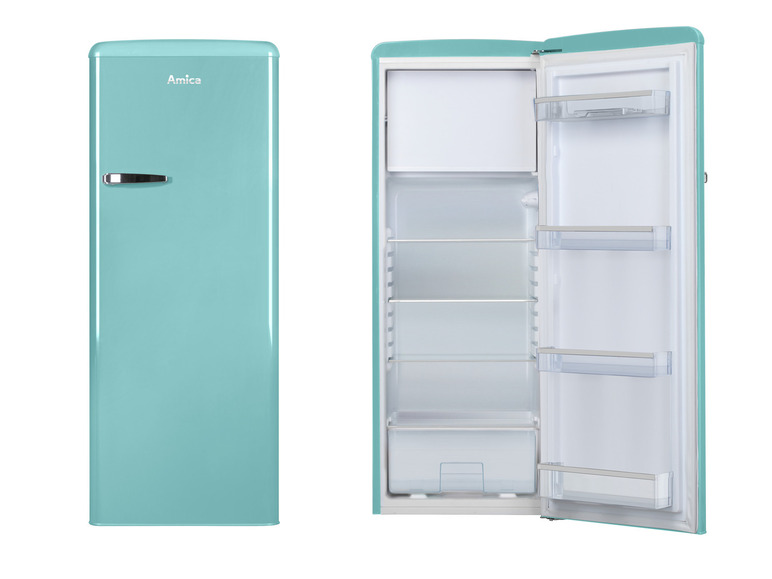 Amica Retro Kühl-Gefrierkombination »KSR 34 64 150TRB« Tiefpreis