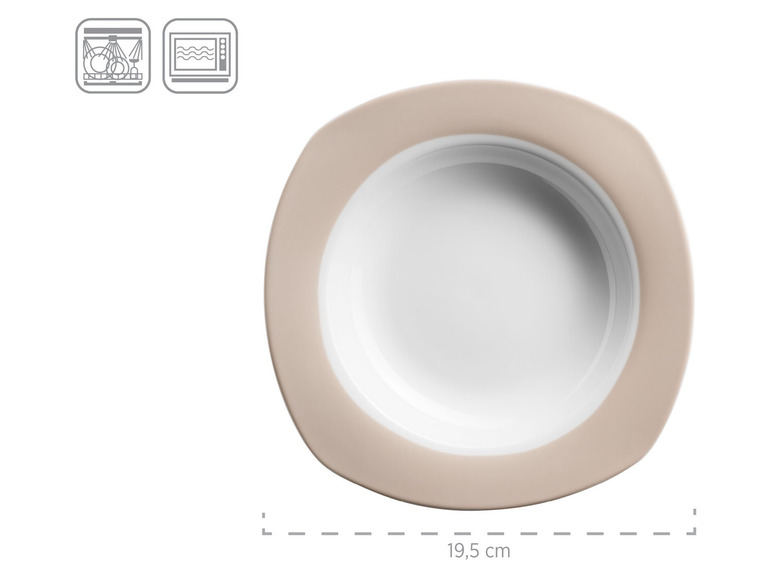 MÄSER Geschirr-Set »Nela«, beige/braun/weiß, 30-teilig Letzte 2 Tage