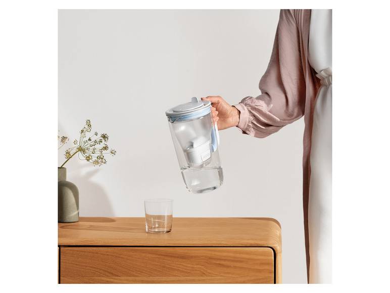 BRITA Glas hellblau inkl. 1x MAXTRA PRO ALL-IN-1 Filterkartusche Nur für heute