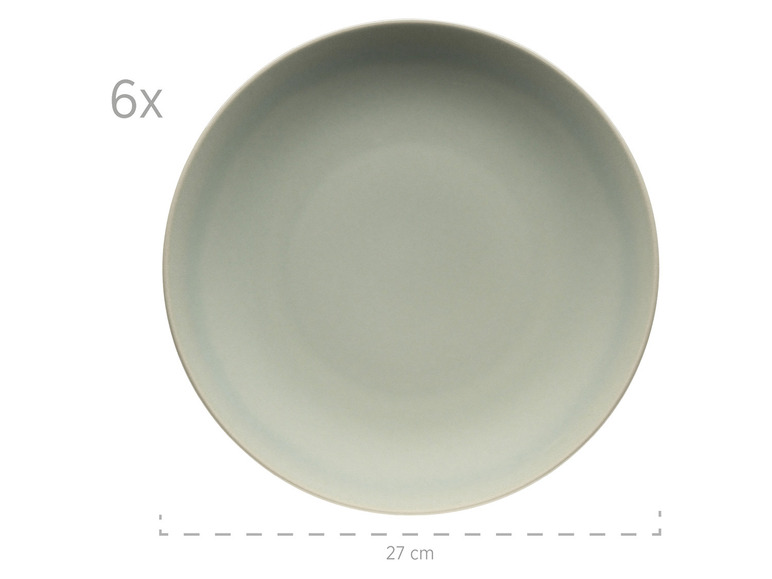 MÄSER Serie Ossia, Teller-Set 12tlg 50% Rabatt mit kostenlosem Versand
