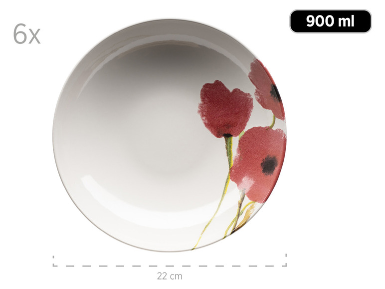 MÄSER Serie Ossia, Teller-Set 12tlg 50% Rabatt mit kostenlosem Versand
