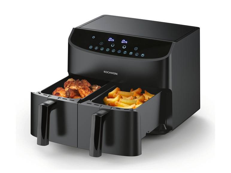 RACHS KOCHWERK Heißluft-Fritteuse Doppelkorb 2x 3,5 l Online Shopping