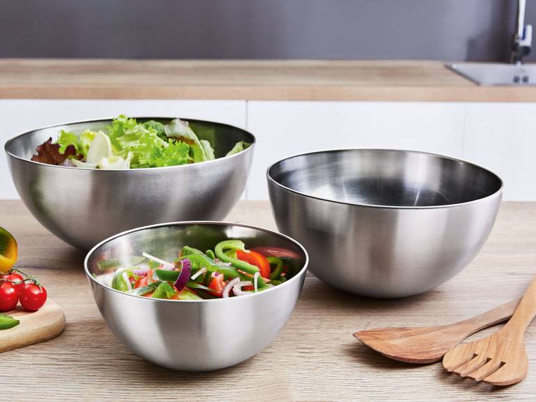 ERNESTO® Schüsselset, 3-teilig, platzsparend ineinander stapelbar Günstig kaufen