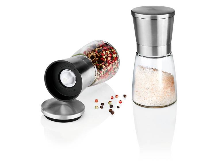 ERNESTO® Salz- und Pfeffermühle / Essig- und Öl-Spender, 2-teilig Versandkostenfrei