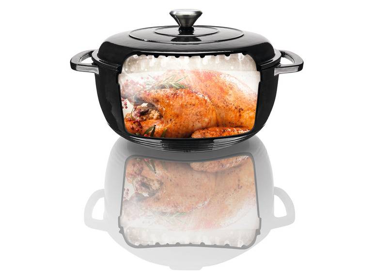 ERNESTO® Gusseisen-Topf, Ø 28 cm Begrenztes Angebot