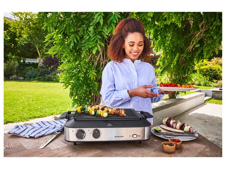 SILVERCREST® KITCHEN TOOLS Multifunktionsgrill SMEG 1600 A1, mit Kebabfunktion Große Rabatte