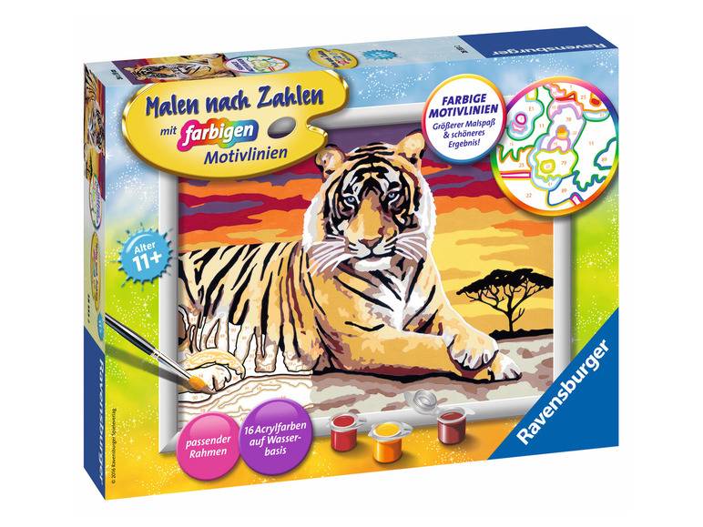 Ravensburger Malen nach Zahlen »Majestätischer Tiger« Bis zu 50% Rabatt