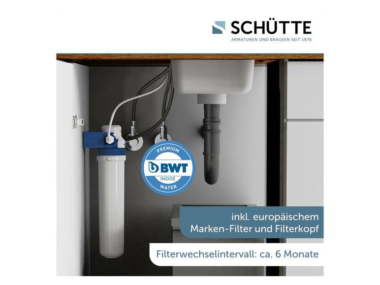 Schütte Küchenarmatur mit Filtersystem »Aquastar Pro«, mit 360° schwenkbarem Auslauf Bis zu 60% Rabatt
