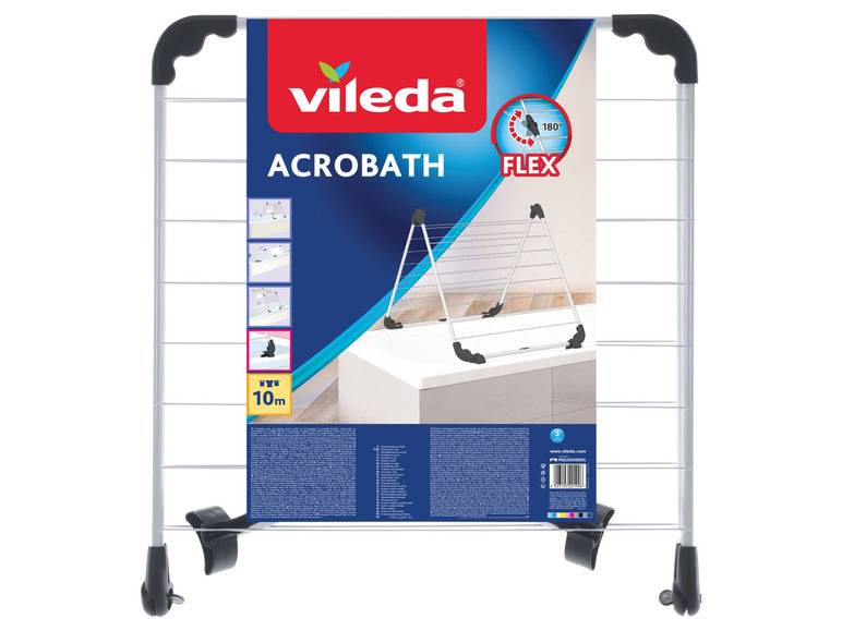 Vileda Badewannentrockner »Acrobath«, aus beschichtetem Stahl Begrenzt auf 3 Tage