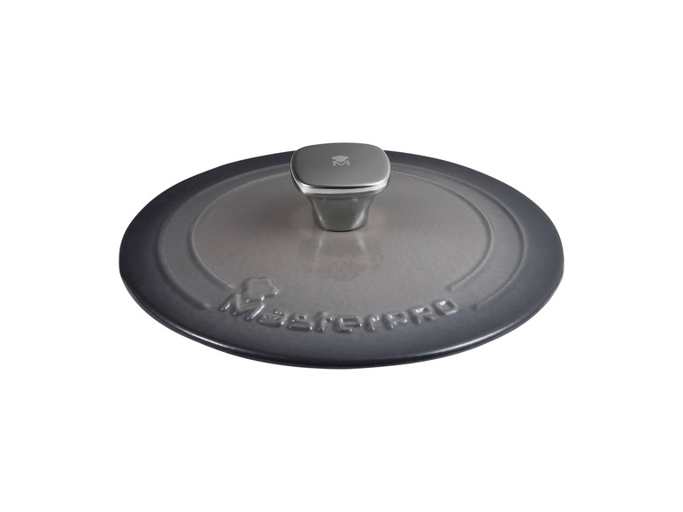 Masterpro Kasserolle, Gusseisen, mit Deckel, Ø22 cm Black Friday Preise
