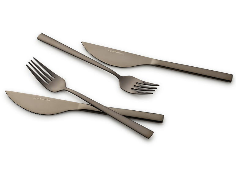 ERNESTO® Pizzastein eckig + ECHTWERK Pizzabesteck Set "Bari" zollfrei