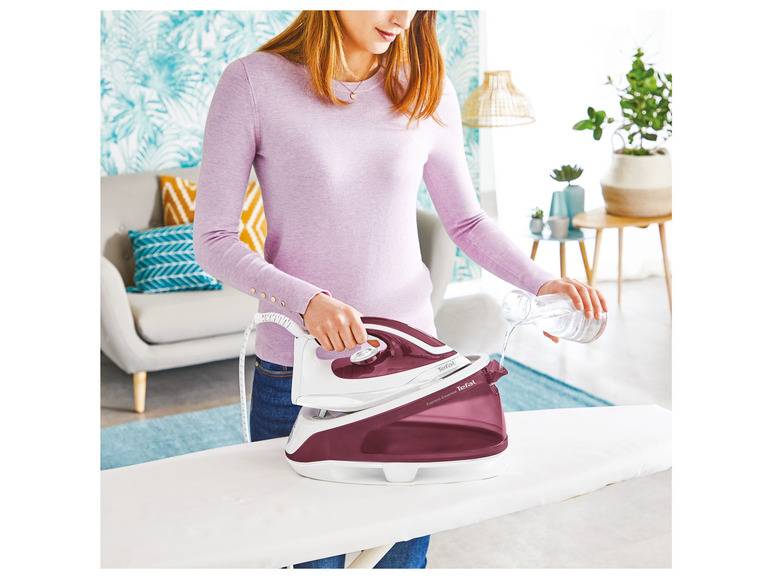 Tefal Dampfbügelstation »Express Easy SV6110« + Aquapur Elektro-Dampfbügeltisch Verkauf