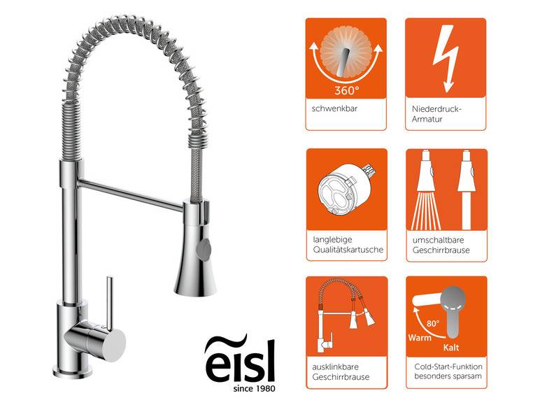 Eisl Küchenarmatur »LEON«, mit Cold Start Funktion, Niederdruckarmatur Hotsell