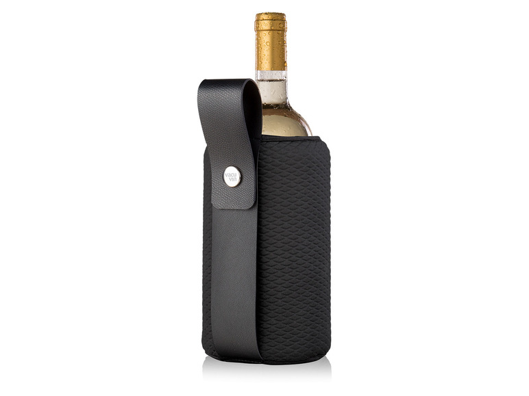 vacu vin Wein Set klassisch 4teilig + Weinkühler »Artico«, flexibel, schwarz Fabrikverkauf