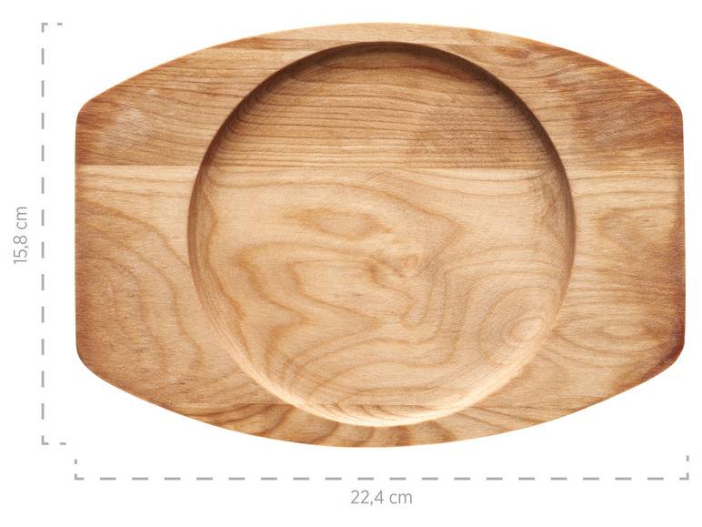MÄSER Mini Gusseisenpfanne, Ø 16 cm, mit Servierbrett Preisnachlass