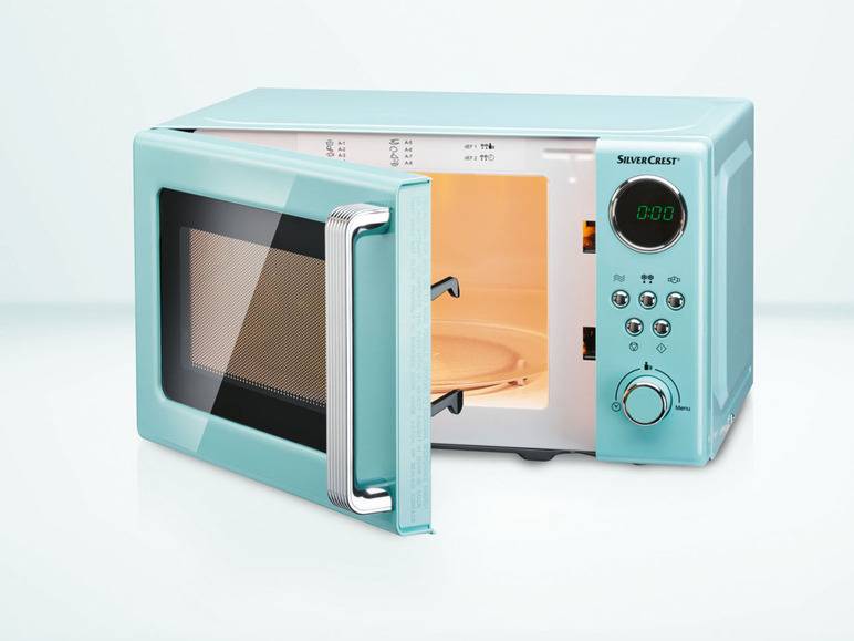 SILVERCREST® KITCHEN TOOLS Mikrowelle »SMWC 700 C1«, 17 l, 700 W türkis VIP-Rabatte