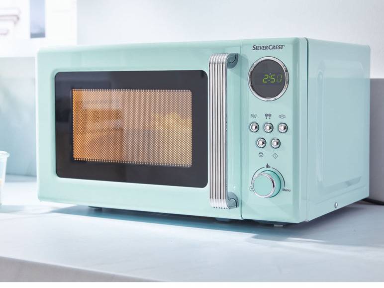 SILVERCREST® KITCHEN TOOLS Mikrowelle »SMWC 700 C1«, 17 l, 700 W türkis VIP-Rabatte