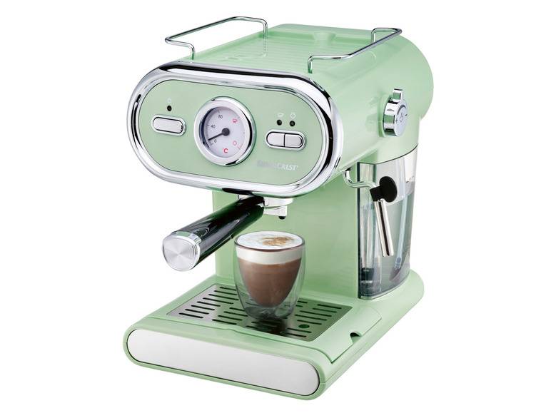 SILVERCREST® KITCHEN TOOLS Espressomaschine »SEM 1100 E1«, mint, 1100 W Auslauf
