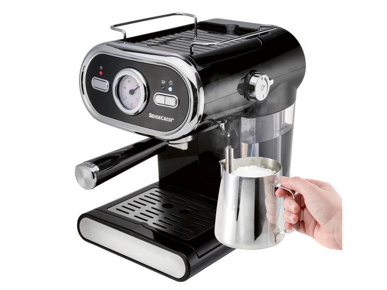 SILVERCREST® KITCHEN TOOLS Espressomaschine »SEM 1100 E1«, schwarz, 1100 W Hotsell