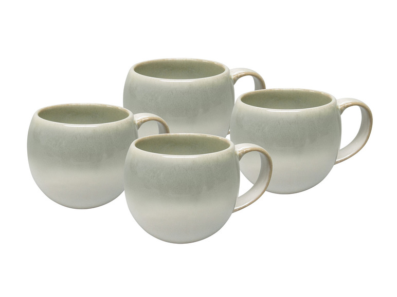 vanWell Kaffeebecher 4erSet bauchig ca. 50cl Steingut Cyber Monday