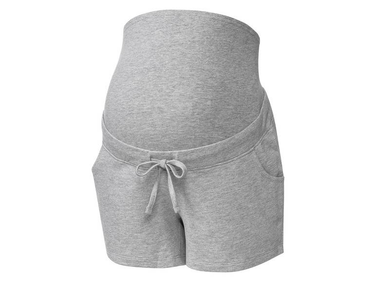 esmara® Damen Umstands-Sweatshorts, extra hoch geschnitten Lagerräumung